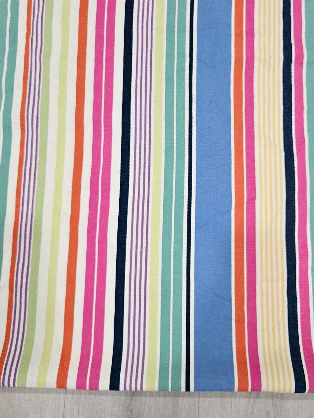 Pottery Barn Teen Saylor Stripe TWIN DUVET Thick Organic Cotton Multicolor DORM